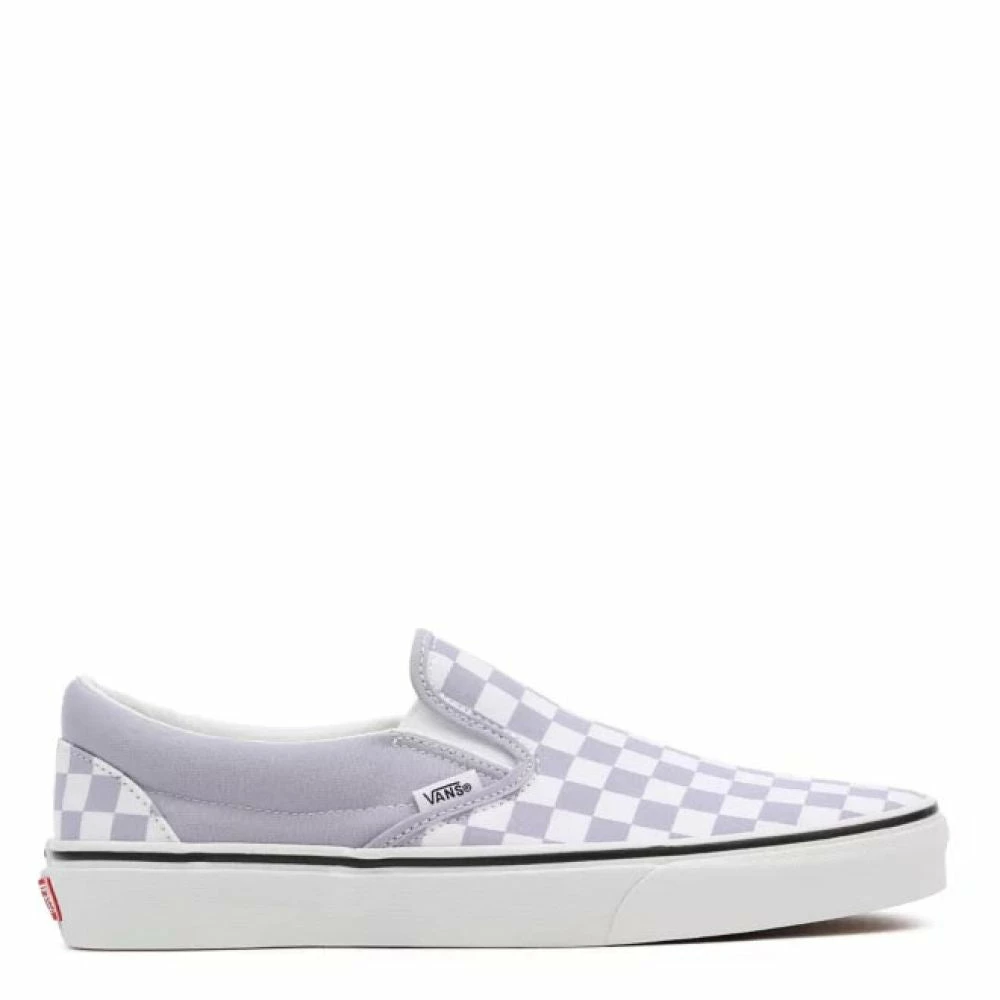 Vans Checkerboard Classic Slip-On In Languid Lavender/True White