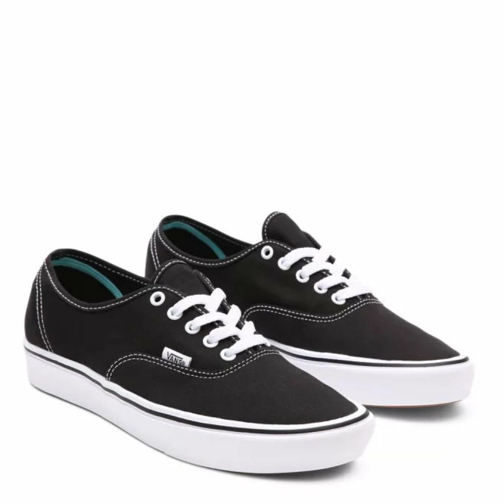 Vans Classic ComfyCush Authentic In Black/True White - Image 2