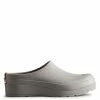 Hunter Women's Play Clogs In Zinc Grey