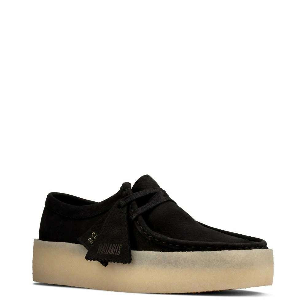 Clarks Women's Wallabee Cup In Black Nubuck - Image 2