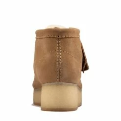 Clarks Women's Wallabee Wedge In Light Tan Suede -Converse Shop 26163281 w 5 1100x