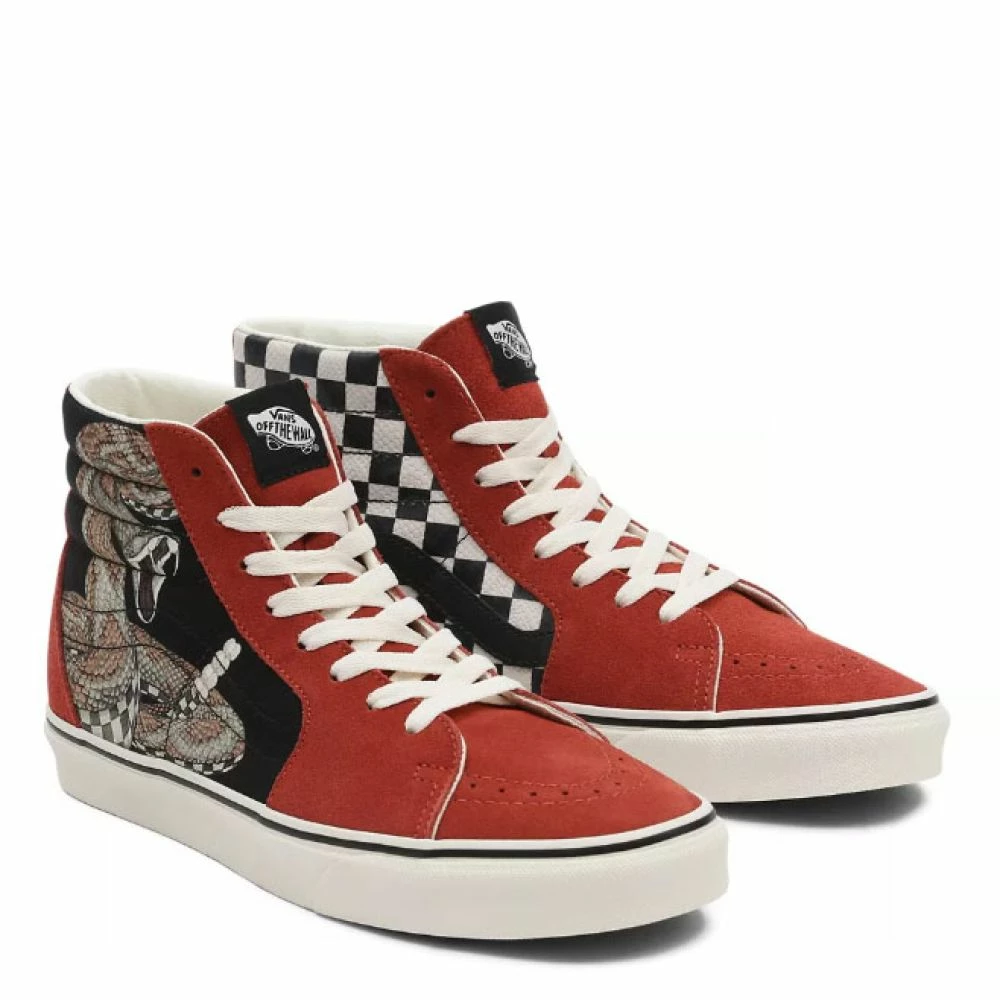 Vans Desert Sk8-Hi In Snake/Chili Oil - Image 2