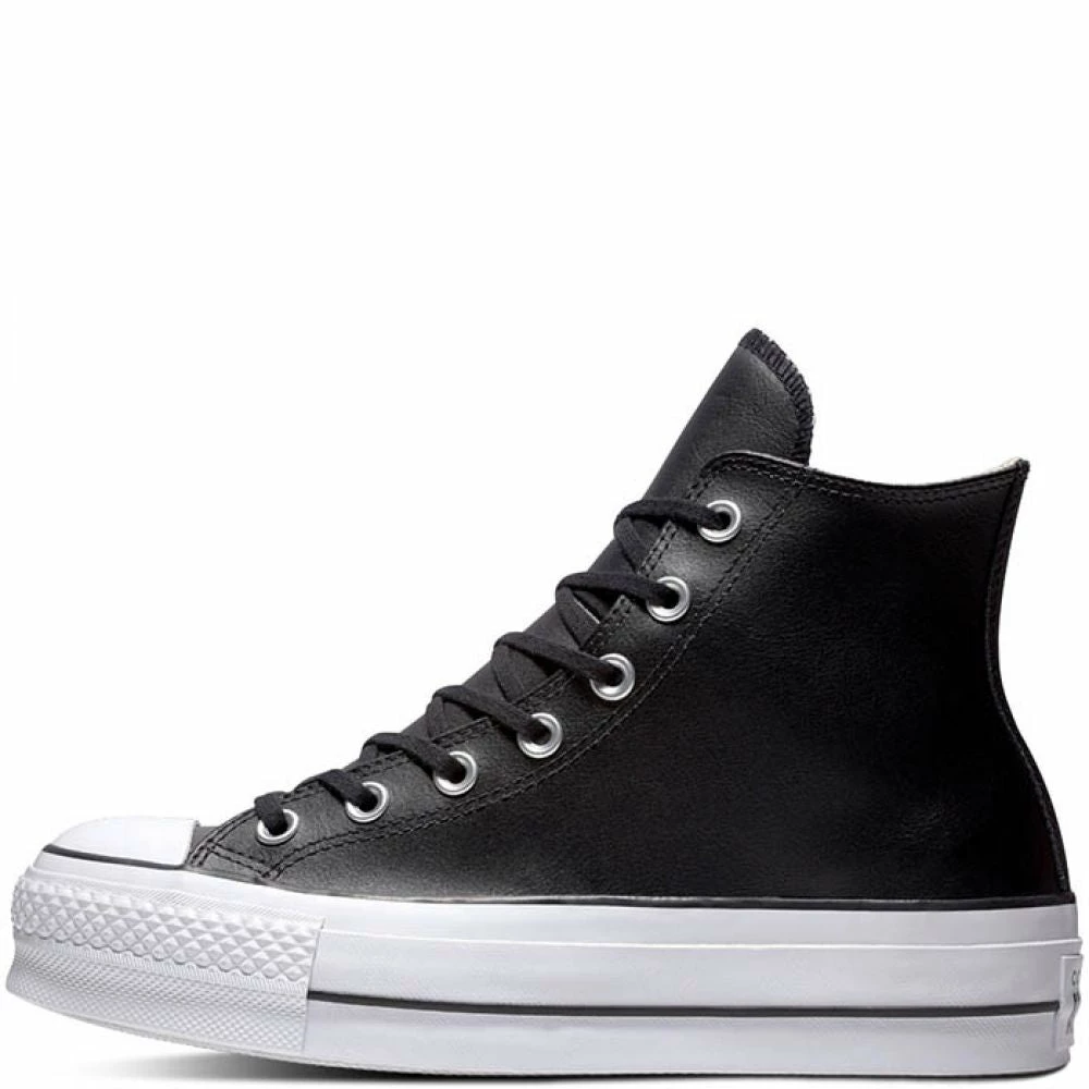 Converse Women's Chuck Taylor All Star Platform Hi In Black/White - Image 2