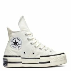 Converse Chuck 70 Plus Hi In Egret/Black/Egret