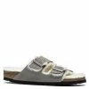 Birkenstock Women's Arizona Shearling In Stone Coin