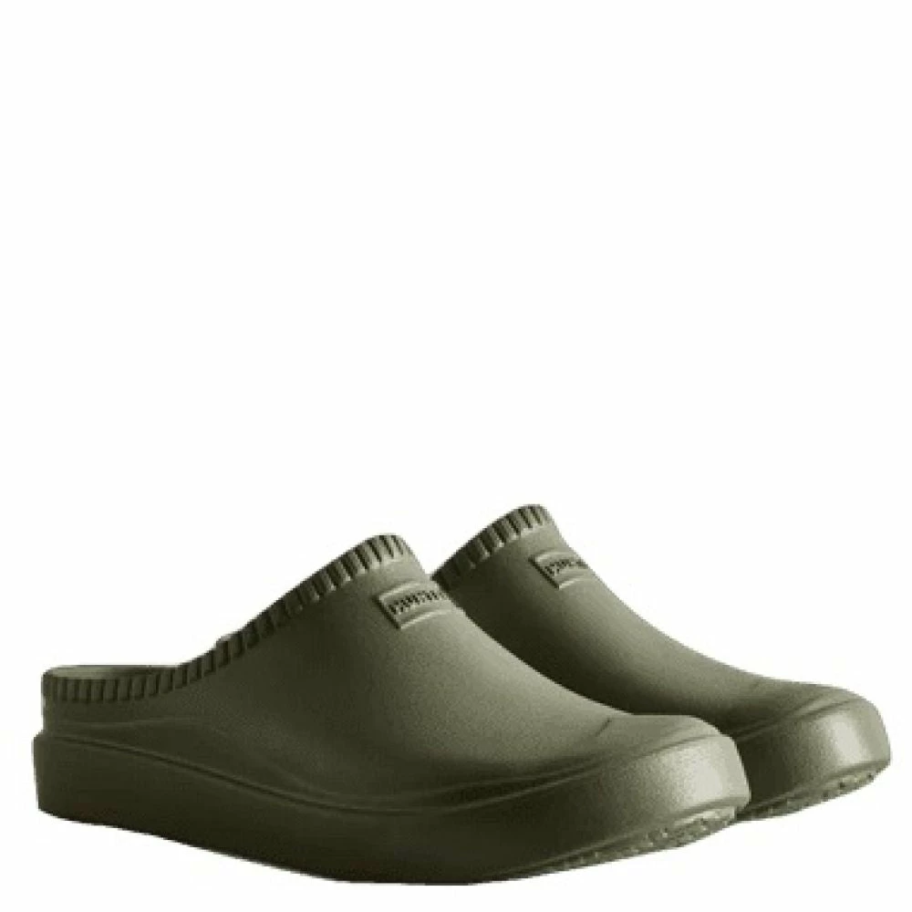 Hunter Women's In/Out Bloom Clogs In Lichen Green - Image 2