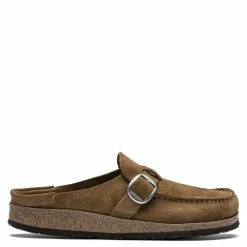 Birkenstock Women's Buckley Suede Leather In Tea (Narrow Width)