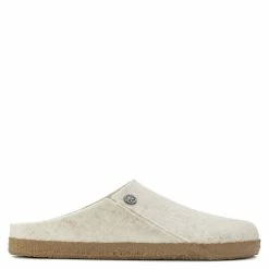 Birkenstock Women's Zermatt Shearling Wool Felt In Ecru (Narrow Width)