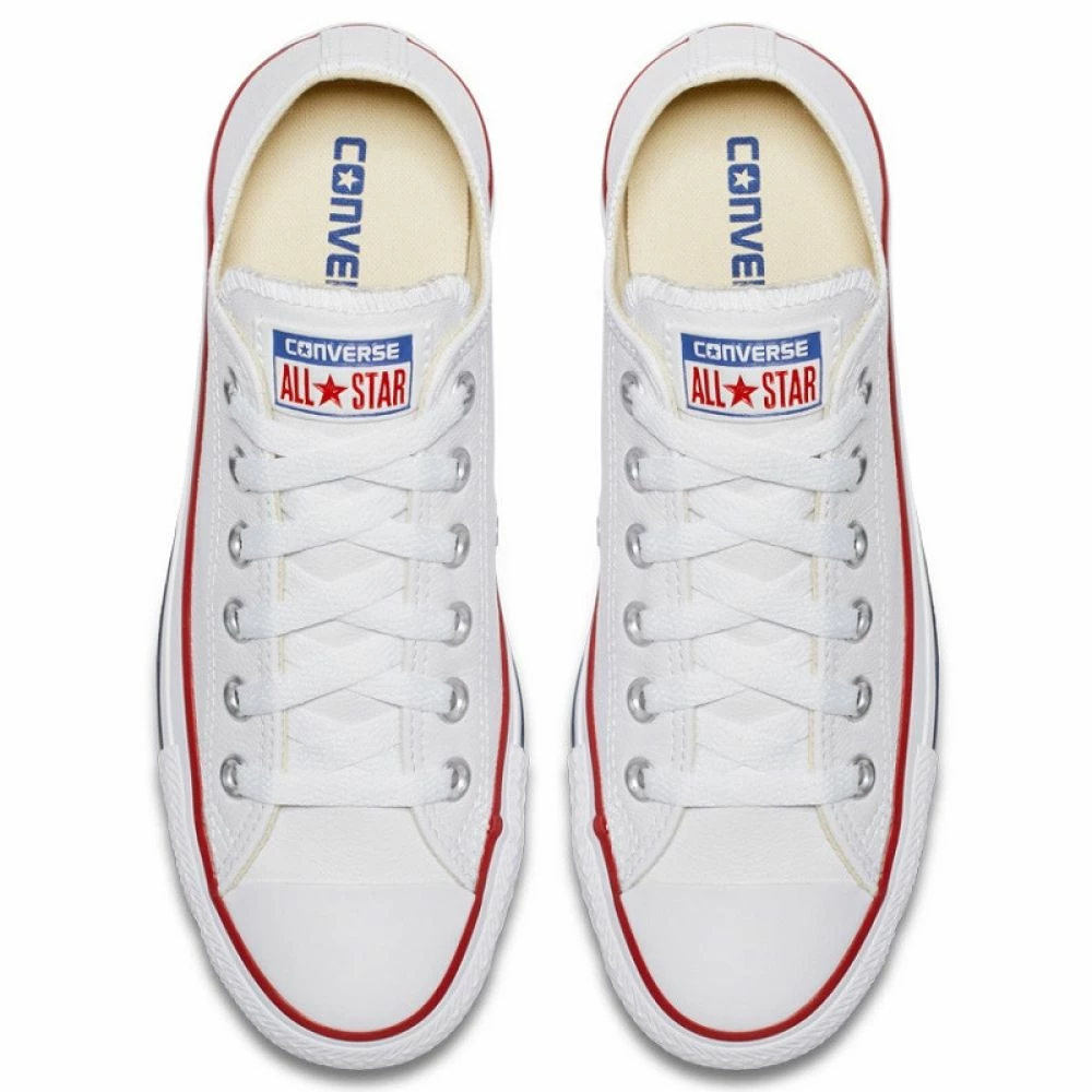 Converse Chuck Taylor All Star Leather Low Top In White - Image 5