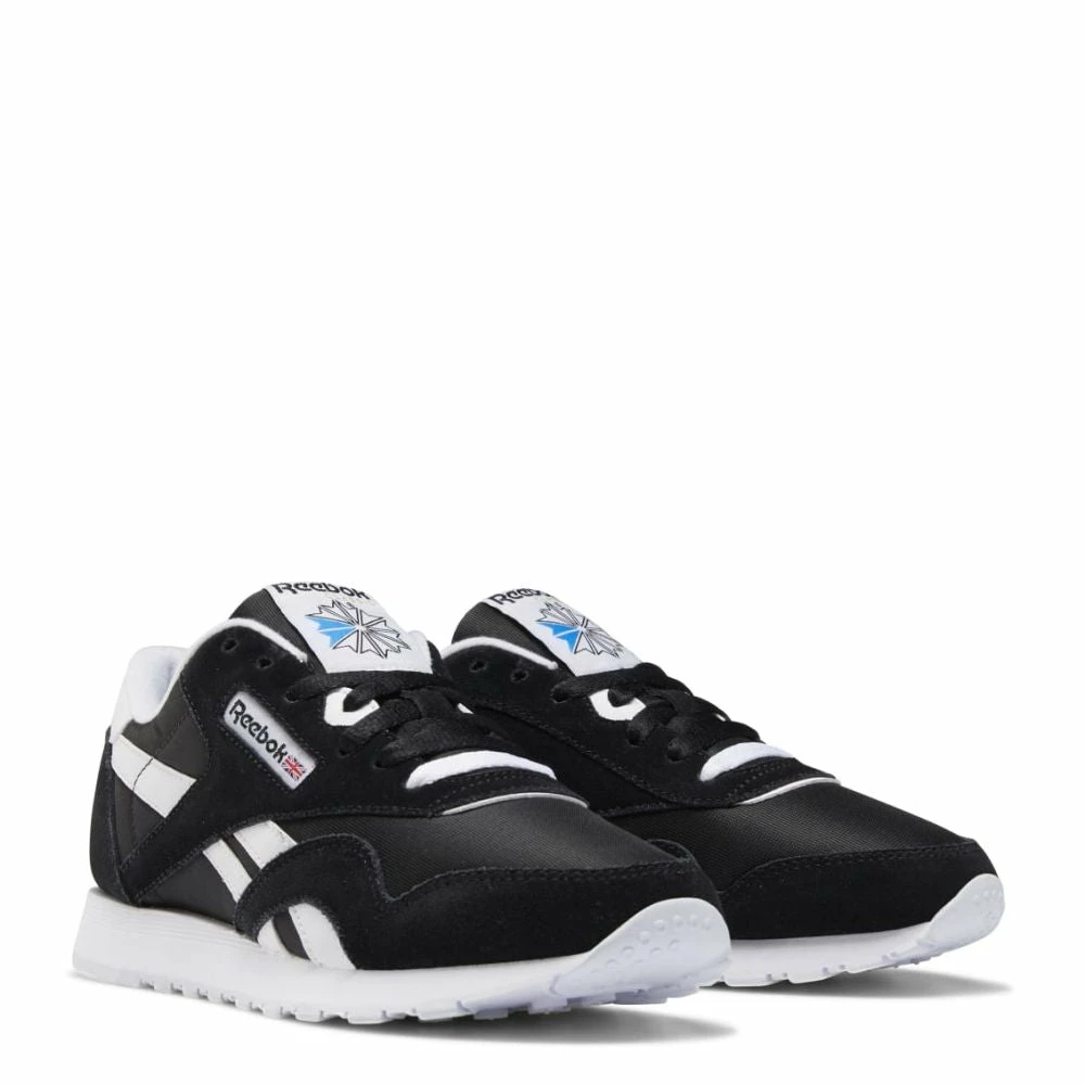 Reebok Women's Classic Nylon In Black/White 4 Reebok Women's Classic Nylon In Black/White - Image 4