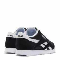 Reebok Women's Classic Nylon In Black/White 9 Reebok Women's Classic Nylon In Black/White -Converse Shop fv4506 6 footwear photography back lateral top view white 1100x