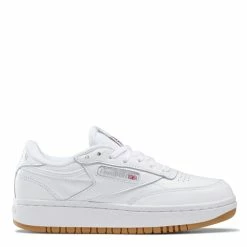 Reebok Women's Club C Double In White/Rubber Gum-07