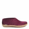 Glerups Women's Shoe Leather Sole In Cranberry