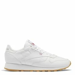 Reebok Women's Classic Leather In Ftwr White/Pure Grey 3/Rubber Gum 3