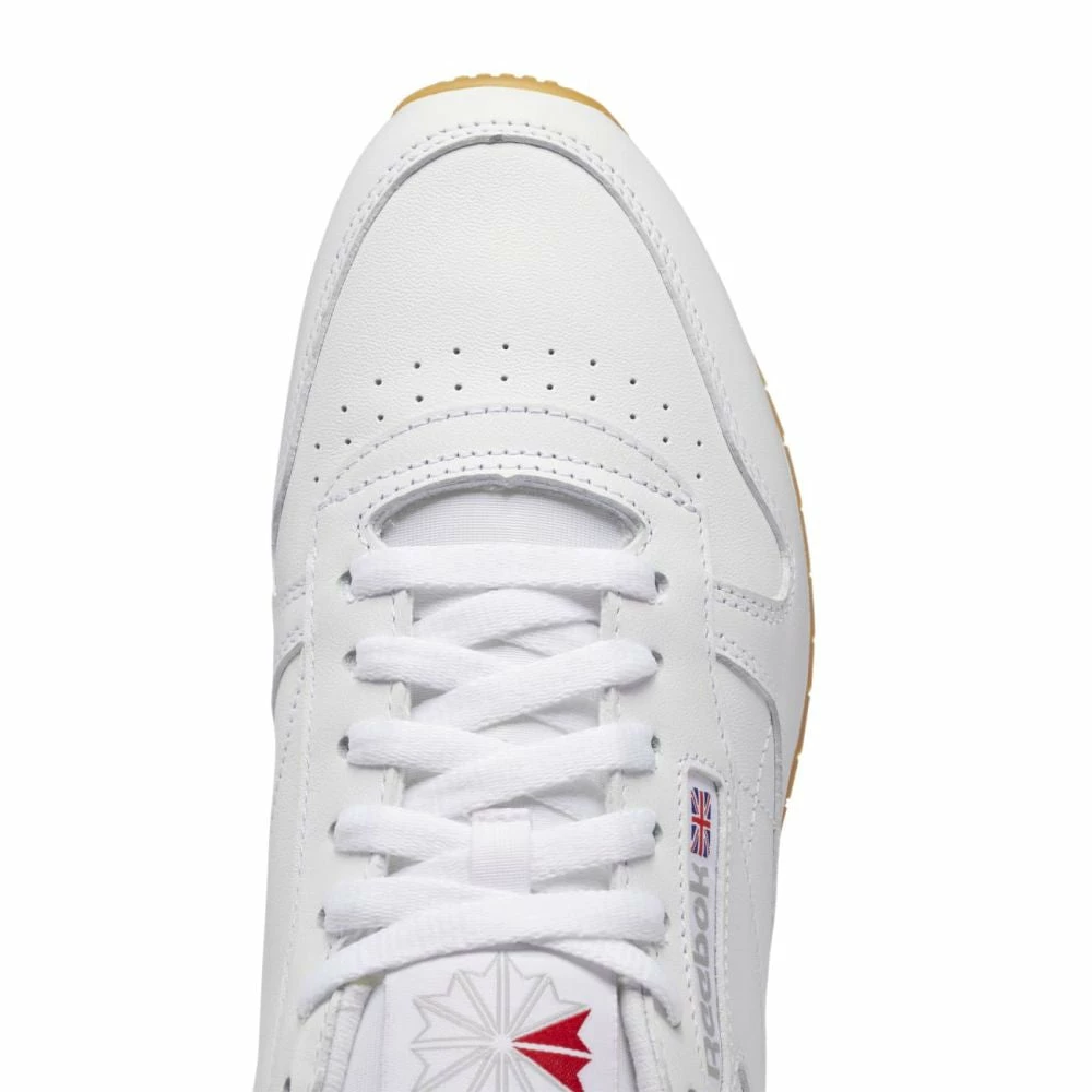 Reebok Women's Classic Leather In Ftwr White/Pure Grey 3/Rubber Gum 3 - Image 4