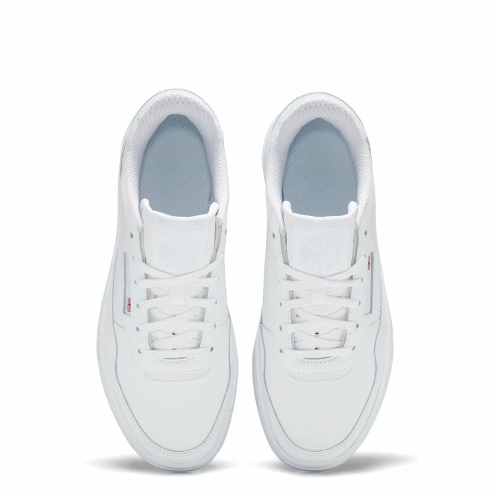 Reebok Women's Court Peak In Ftwr White/Glass Blue/Rbbr White - Image 2