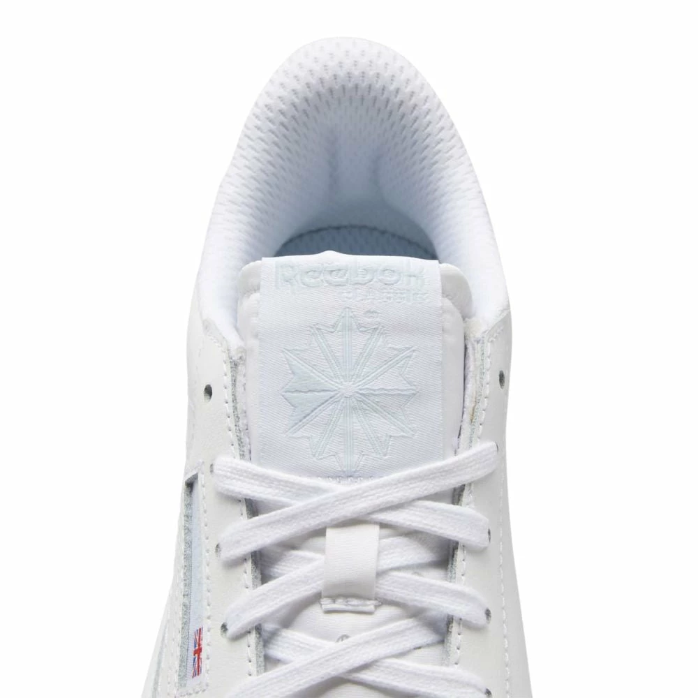 Reebok Women's Court Peak In Ftwr White/Glass Blue/Rbbr White - Image 4