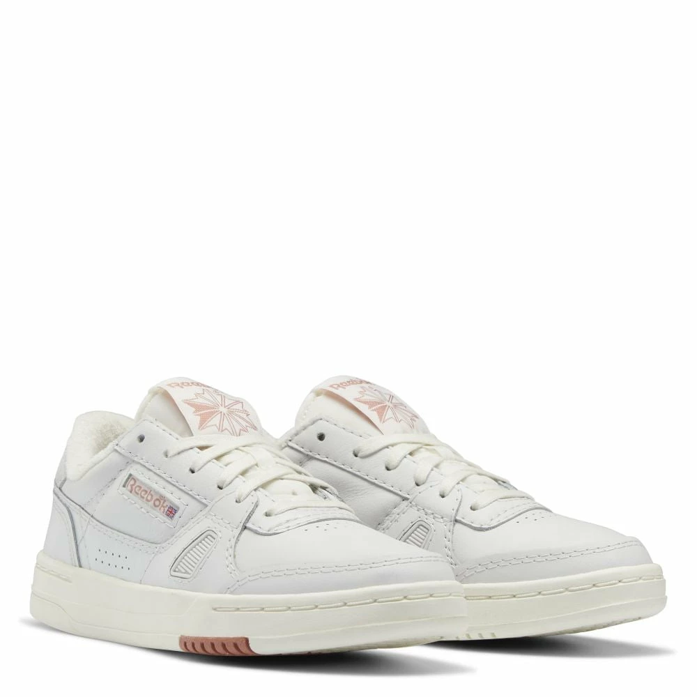 Reebok Women's LT Court In Cold Grey/Canyon Coral/Chalk - Image 2