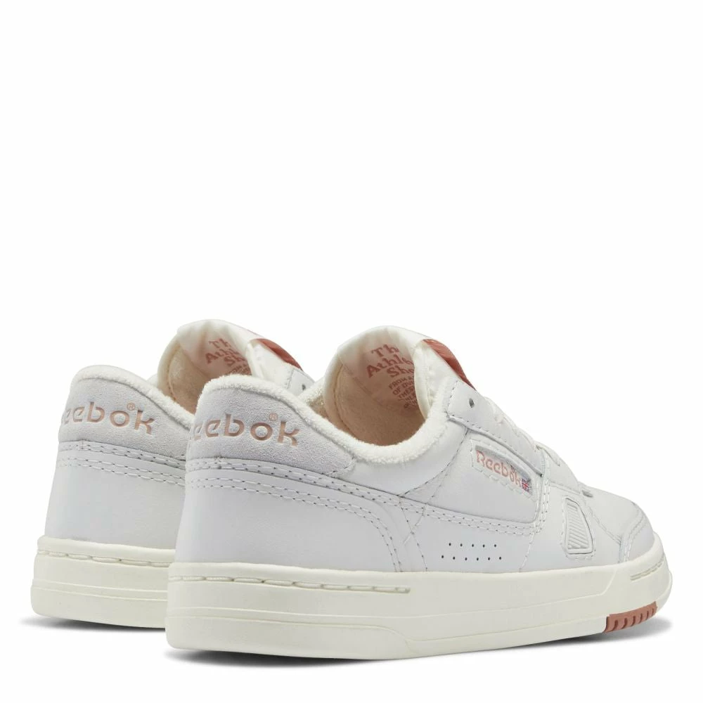 Reebok Women's LT Court In Cold Grey/Canyon Coral/Chalk - Image 3