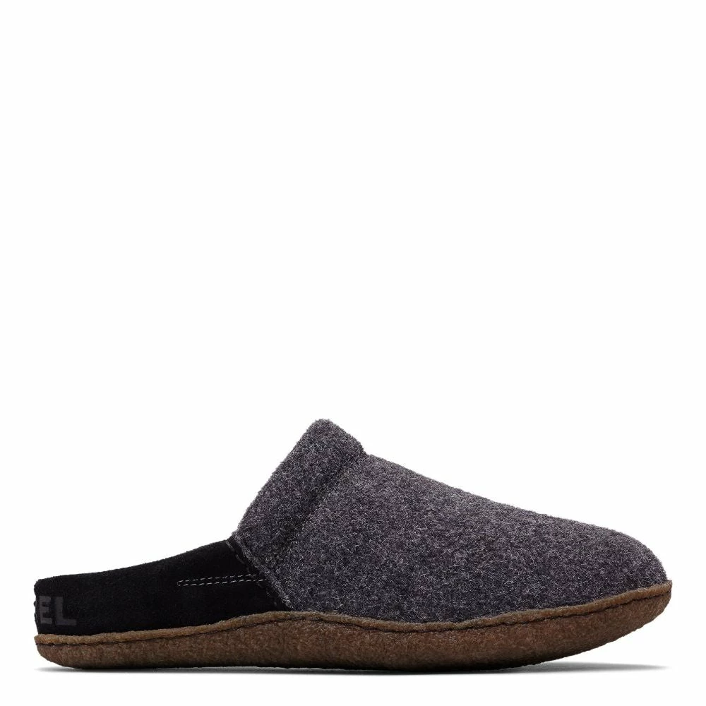 Sorel Women's Nakiska Scuff Slipper In Black/Natural 1 Sorel Women's Nakiska Scuff Slipper In Black/Natural
