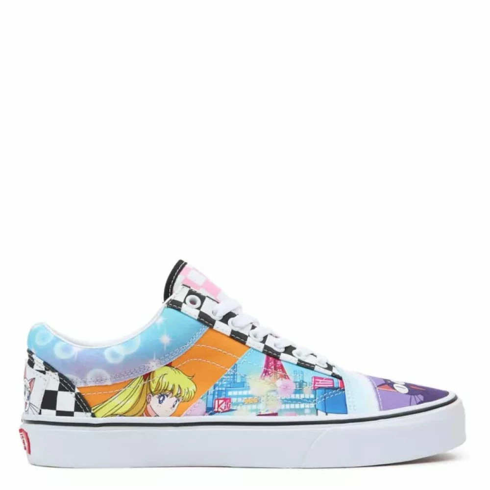 Vans X Pretty Guardian Sailor Moon Old Skool Patchwork In Multicolour - Image 2