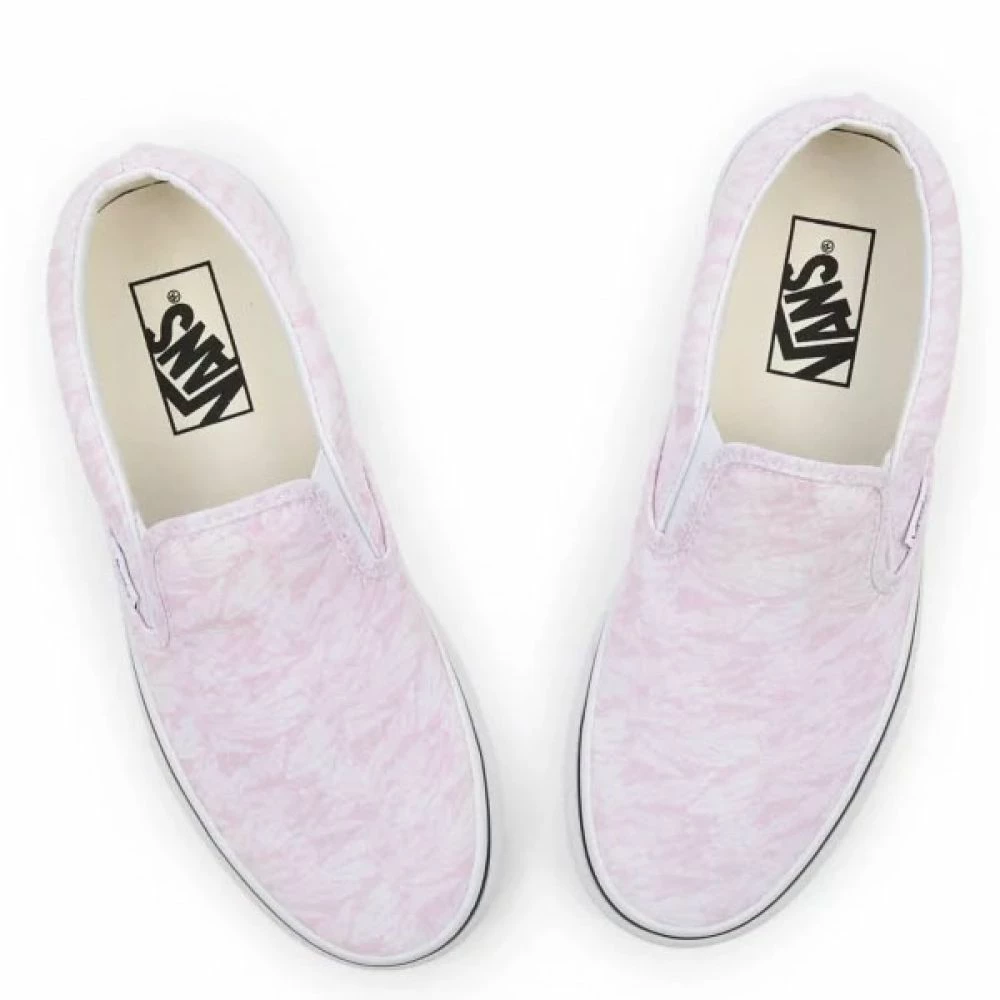 Vans Women's Washes Classic Slip-On In Cradle Pink/True White - Image 4