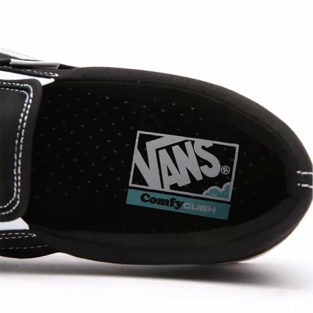 Vans ComfyCush Slip-On In Black/True White - Image 5