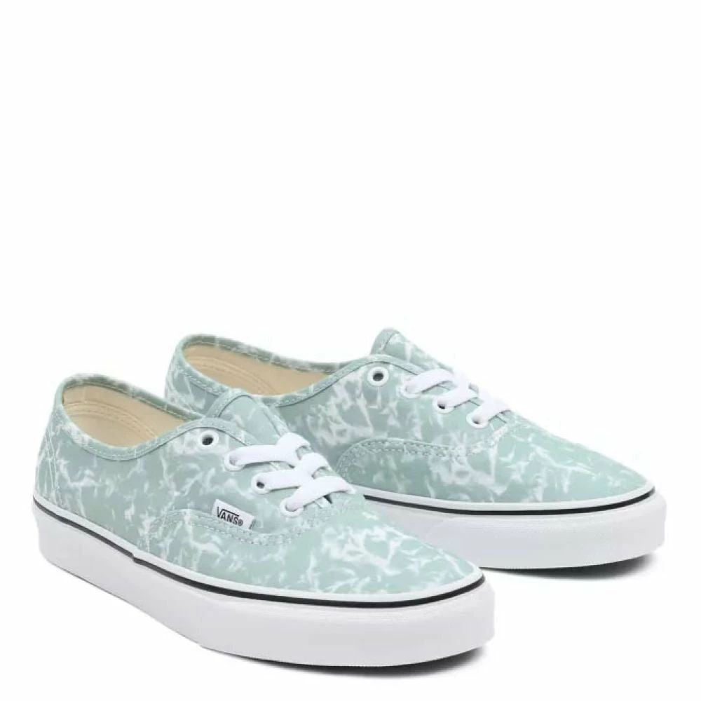 Vans Women's Washes Authentic In Caledon Green/True White 4 Vans Women's Washes Authentic In Caledon Green/True White - Image 4