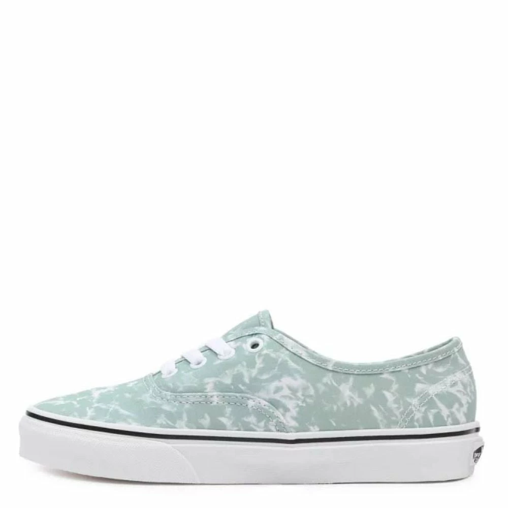 Vans Women's Washes Authentic In Caledon Green/True White 3 Vans Women's Washes Authentic In Caledon Green/True White - Image 3