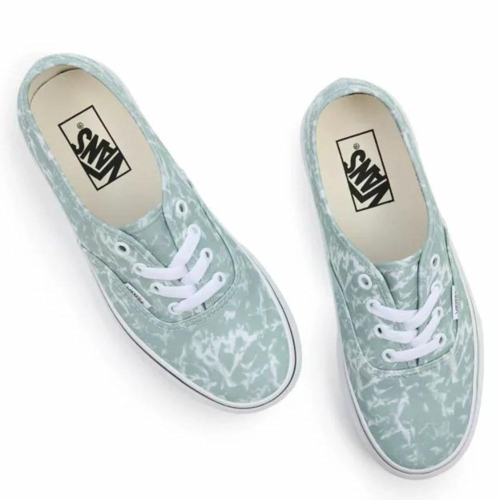 Vans Women's Washes Authentic In Caledon Green/True White 2 Vans Women's Washes Authentic In Caledon Green/True White - Image 2