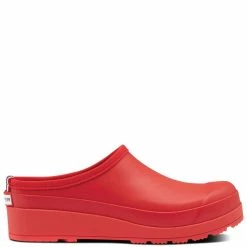 Hunter Women's Play Clogs In Red