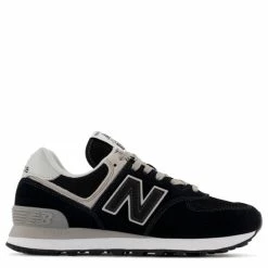 New Balance Women's 574v3 In Black With White