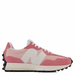 New Balance Women's 327 In Natural Pink With White